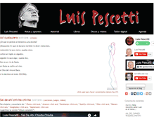 Tablet Screenshot of luispescetti.com